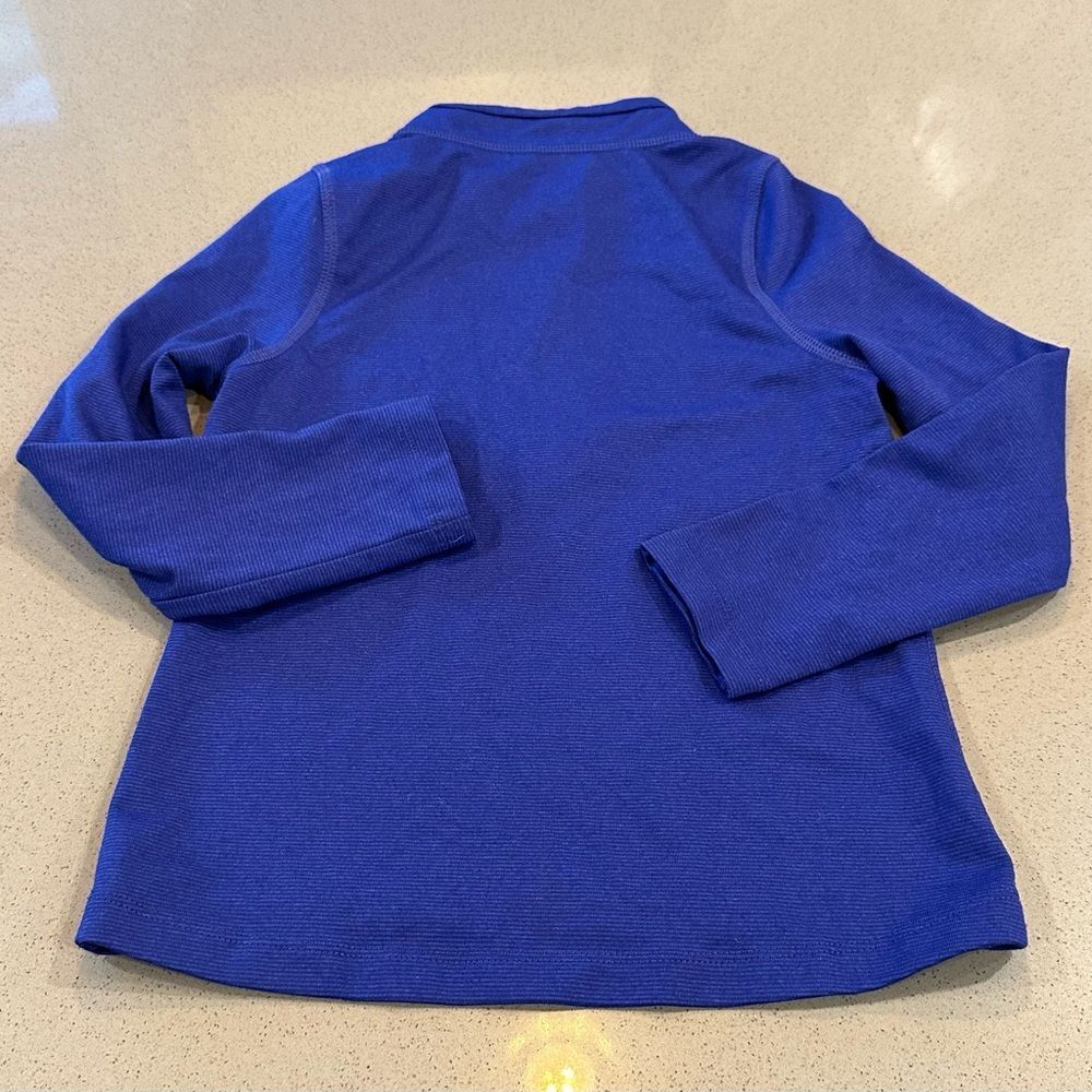 REI Co-Op Blue Quarter-Zip Long Sleeve Pullover Kids Size 4-5 XXS - Picture 2 of 4